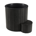 SaunaLife Black Model S1B 1-Person Cold/Hot Immersion Tub 128695