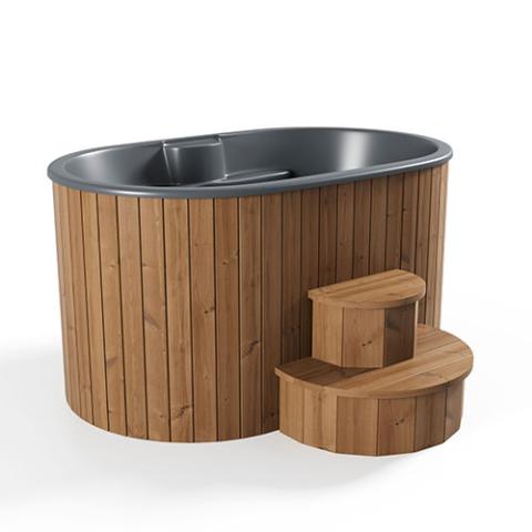 SaunaLife Natural Model S2N 2-Person Cold/Hot Immersion Tub 128696